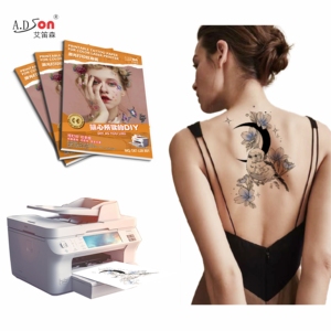 Tem nhãn dán hình xăm tạm thời in được, mô phỏng vết thương máu, vết thương thực tế, vết thương do zombie, vết cắn ma cà rồng, dành cho Halloween - Product Image 1