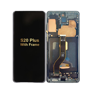 จอแสดงผล LCD พร้อมกรอบสำหรับ Samsung Galaxy S20 S22 S21 S23บวกหน้าจอสัมผัส OLED คุณภาพสูง100% ผ่านการทดสอบ