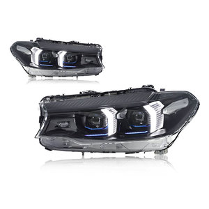 Suitable for 18-24 BMW <strong>5</strong> Series G30 Headlight Assembly G38 Modified Fang Style Daytime Running Light <strong>LED</strong> Steering Lens - Product Image 5