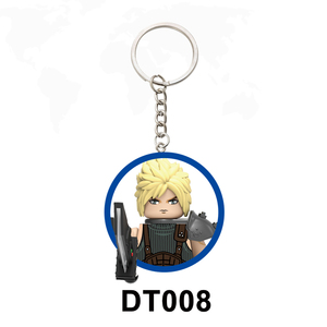 DT8903 anahtarlık oyunu Final Zack fuarı Tifa Lockhart fantezi bulut Strife Sephiroth Mini yapı taşı şekil anahtarlık oyuncak - Product Image 4