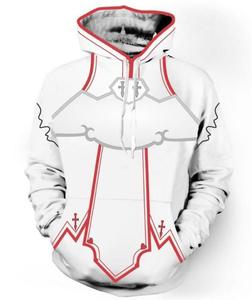 OEM ODM SWORD Art Online <span class=keywords><strong>SAO</strong></span> hoodie <span class=keywords><strong>Kirito</strong></span> kirigaya Kazuto เครื่องแต่งกายคอสเพลย์ผู้ชายผู้หญิงเสื้อกันหนาวพิมพ์ลาย3D แจ็คเก็ตแบบสวมมีซิป - Product Image 6