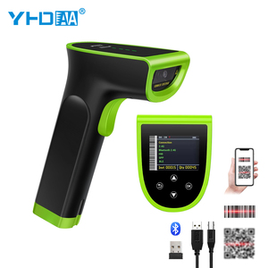 High Quality <strong>UPC</strong> EAN 1D PDF417 Data Matrix Bar Qr Code Reader Support OEM Bluetooth Wireless <strong>Barcode</strong> <strong>Scanner</strong> with LED Screen - Product Image 1
