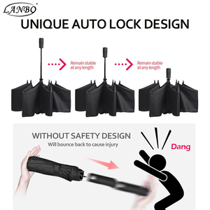 Fully Automatic Integrated Windproof <strong>Umbrella</strong> Easy to Carry Stylish Appearance Suitable for Various Scenes - Product Image 4