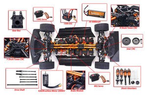 4x4 Remote <strong>Control</strong> Cars Full Proportional ZD Racing EX-07 1/7 4WD 130km/h Remote <strong>Control</strong> EX07 Radio Rc Cars for Adults Drift Rc