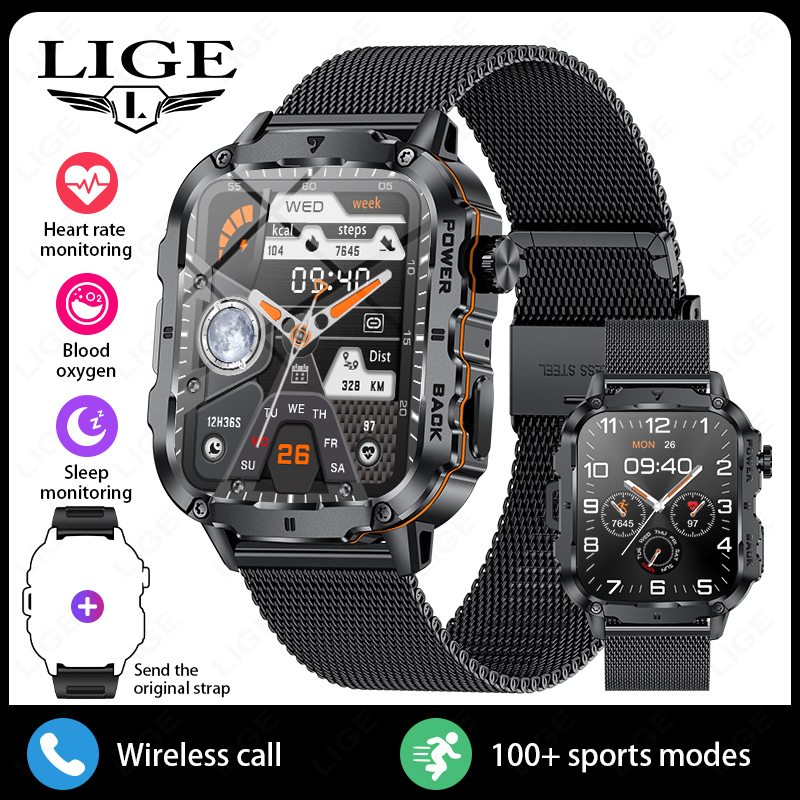 P- Acier maille noire + bracelet cadeau