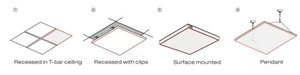 LED Panel <strong>Light</strong> Flat Surface Mount 3000k 4000K 6000k LED Panel Anti Glare 24W 36W 48W 60W Ceiling LED <strong>Light</strong> Panel <strong>Light</strong> - Product Image 4