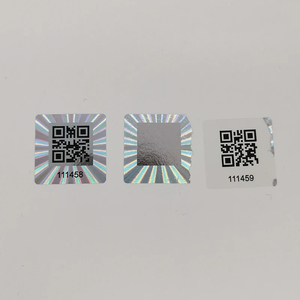 Kundendefinierte Sicherheitsetiketten QR-Code Anti-Fälschung Aufkleber 3d selbstklebendes holografisches Etikett - Product Image 5