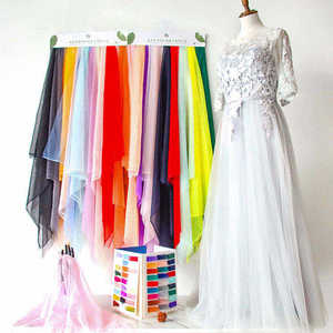 Nhà Máy Tùy Chỉnh Mềm Vải Tuyn Nylon Mỹ Lưới Lưới Váy Cưới Vải Tuyn Cho Ba Lê Váy Tutu Saree - Product Image 4