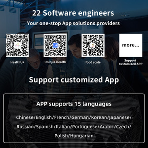 เครื่องวิเคราะห์น้ำหนักไขมันในร่างกายด้วยเทคโนโลยีอัจฉริยะ8อิเล็กโทรดเครื่องชั่งทางการแพทย์ - Product Image 5