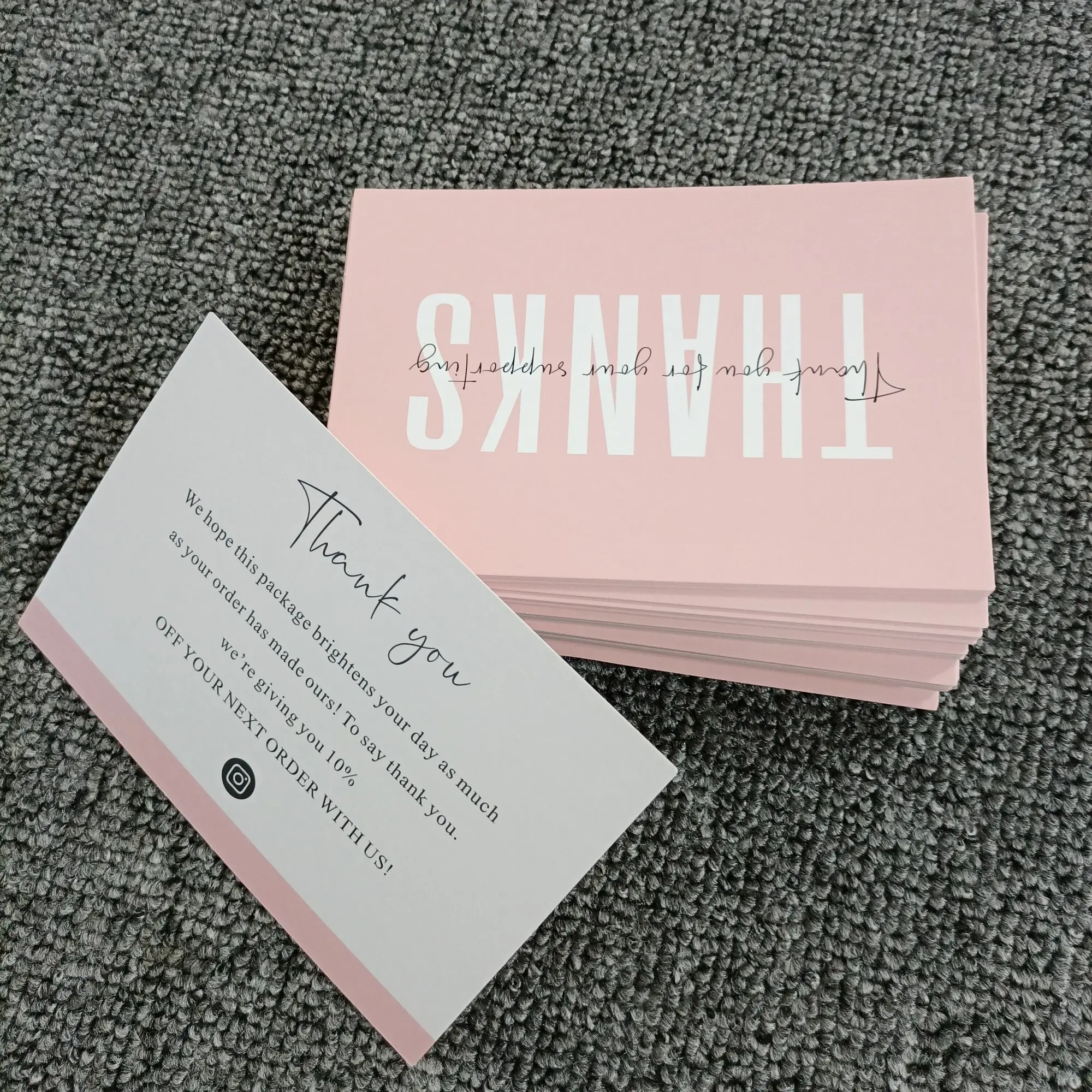 Tarjetas de Felicitación de papel reciclado, tarjetas de invitación de boda, impresión Offset, diseño elegante, para el Día de San Valentín