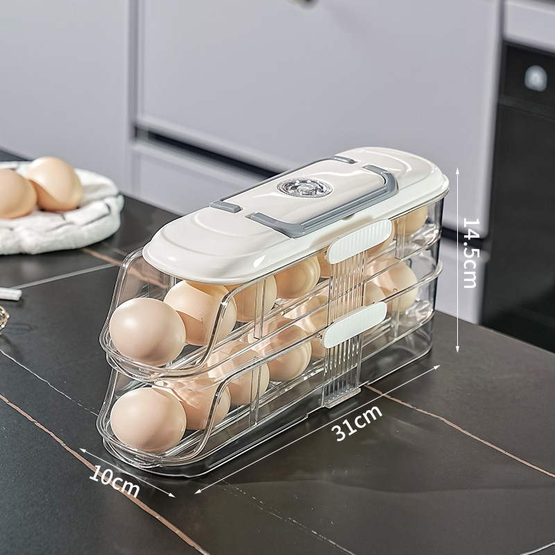 9057 Rolling Egg Carton, Single Row, Two Layers
