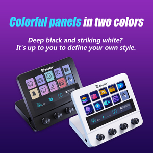 Profesional N4 Stream Deck - 10 teclas macro LCD, pantalla táctil y 4 perillas-Ideal para transmisión/Edición, soporte de fábrica OEM - Product Image 2