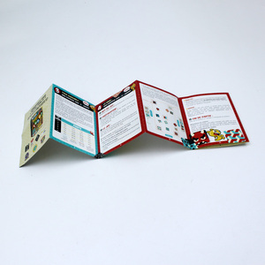 工厂价格说明书卡A4彩色说明书喷雾瓶折叠纸小册子说明书 - Product Image 5