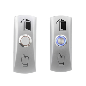 Controllo di accesso biometrico Mini porta di controllo di accesso di rilascio con serratura a LED Push to Exit pulsante NO/COM interruttore di Reset di uscita - Product Image 1