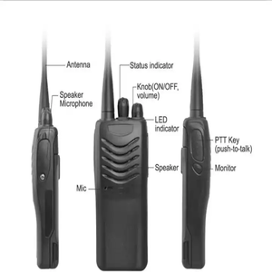 <span class=keywords><strong>TK</strong></span> marka 5W el radyosu TK3000 TK2000 VHF 136-174Mhz UHF <span class=keywords><strong>400</strong></span>-480 Mhz walkie talkie Kenwood için