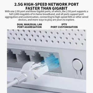 Original for Xiaomi Mijia Router BE5000 <strong>Wi</strong>-<strong>Fi</strong> 7 2.4/<strong>5GHz</strong> Dual-Frequency Mesh 2.5G High-Speed Network Port IPTV OFDMA RD18 White - Product Image 6