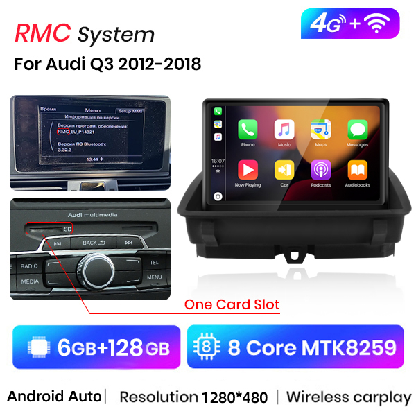 Noyau 6GB + 128GB du système 8 de RMC
