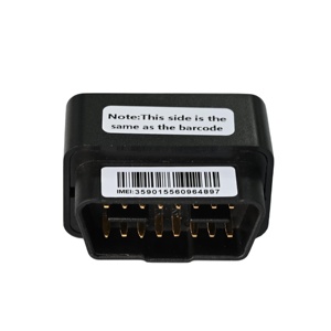 Universal OBD2 GPS Tracker Coches Profesional Android IOS PC Ver Alarma de choque ACC Detección LBS Posicionamiento 2G Red Vehículo