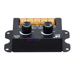 2CH * 15A PWM Dual color COB led strip controller 5V 12V 24V CCT manopola dimmer continuo single color light tape dimmer switch Iron - Product Image 3