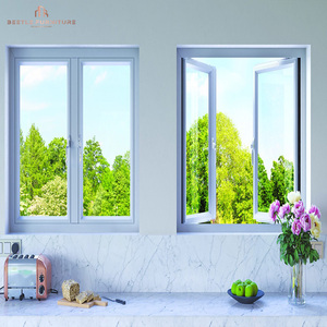 Neueste Broken Bridge Window Designs Aluminium gehärtetes Glas Flügel Markise Swing Windows Preis