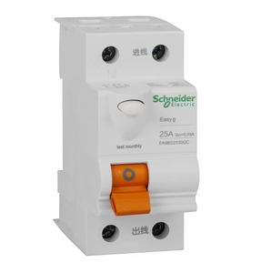 Interruptores diferenciales RCCB Disyuntor diferencial EA9 30MA <span class=keywords><strong>2P</strong></span> dos polos EA9B interruptor de fuga 25A 40A 60A Corriente residual - Product Image 1