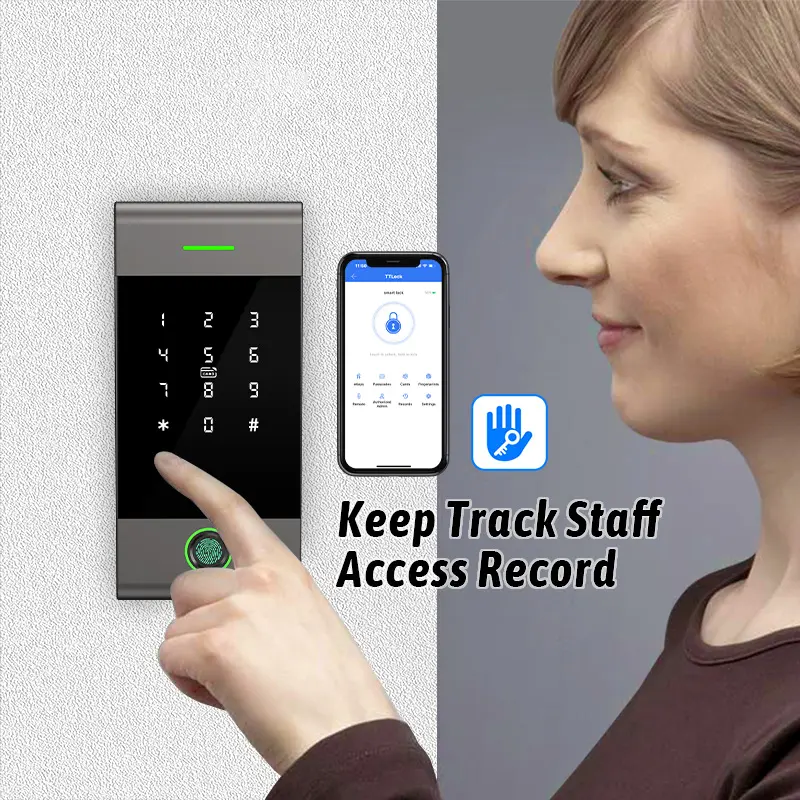 Troper nic New Design Biometrische TTlock-Zugangs kontrolle für die Anwesenheit von Office Home