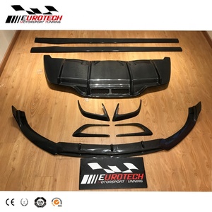 High Quality <strong>C</strong>-class C205 Coupe PSM Style Diffuser <strong>Trunk</strong> Spoiler Upgrade Kit for C63 W205 Car - Product Image 1