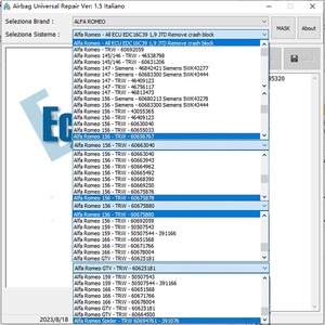 Reparación Universal V1.5 SRS Herramienta de reinicio Programador ECU para BMW para Vag ECU Chip Tuning File Software de diagnóstico de coche