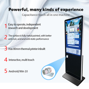 49 "Totem trí tuệ nhân tạo quảng cáo màn hình cảm ứng <span class=keywords><strong>kiosk</strong></span> với máy ảnh Microphone máy in - Product Image 5
