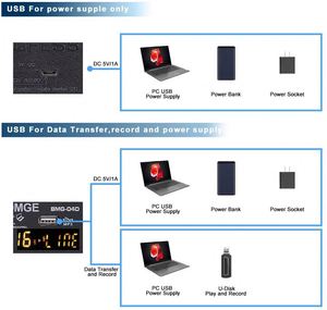 Mini consola mezcladora de Audio USB de 4 canales, grabación estéreo, procesador DSP de 48V, Phantom Power 16, Echo Delay - Product Image 4