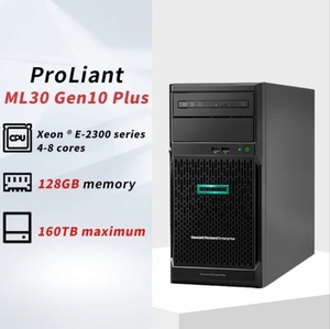 Vendita calda originale Hpe Tower Computer Desktop Server Pc Proliant Ml30 Gen10 Plus Epr Enterprise GPU Storage Host Server - Product Image 2