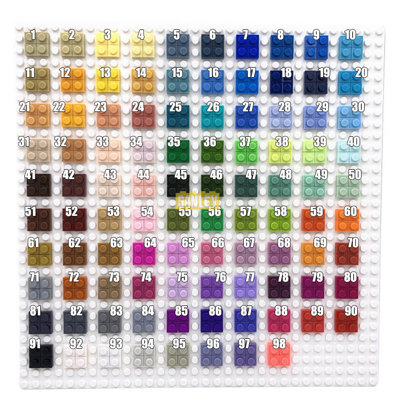 si prega di notare il numero del colore e la quantità