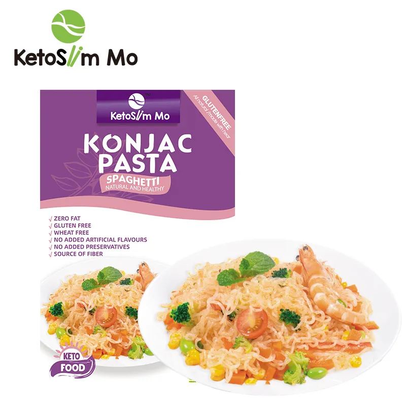 Ketoslimmo-fideos finos, Konjac Miracle, Konnyaku, muestra gratis, Pastaspaghetti Natural