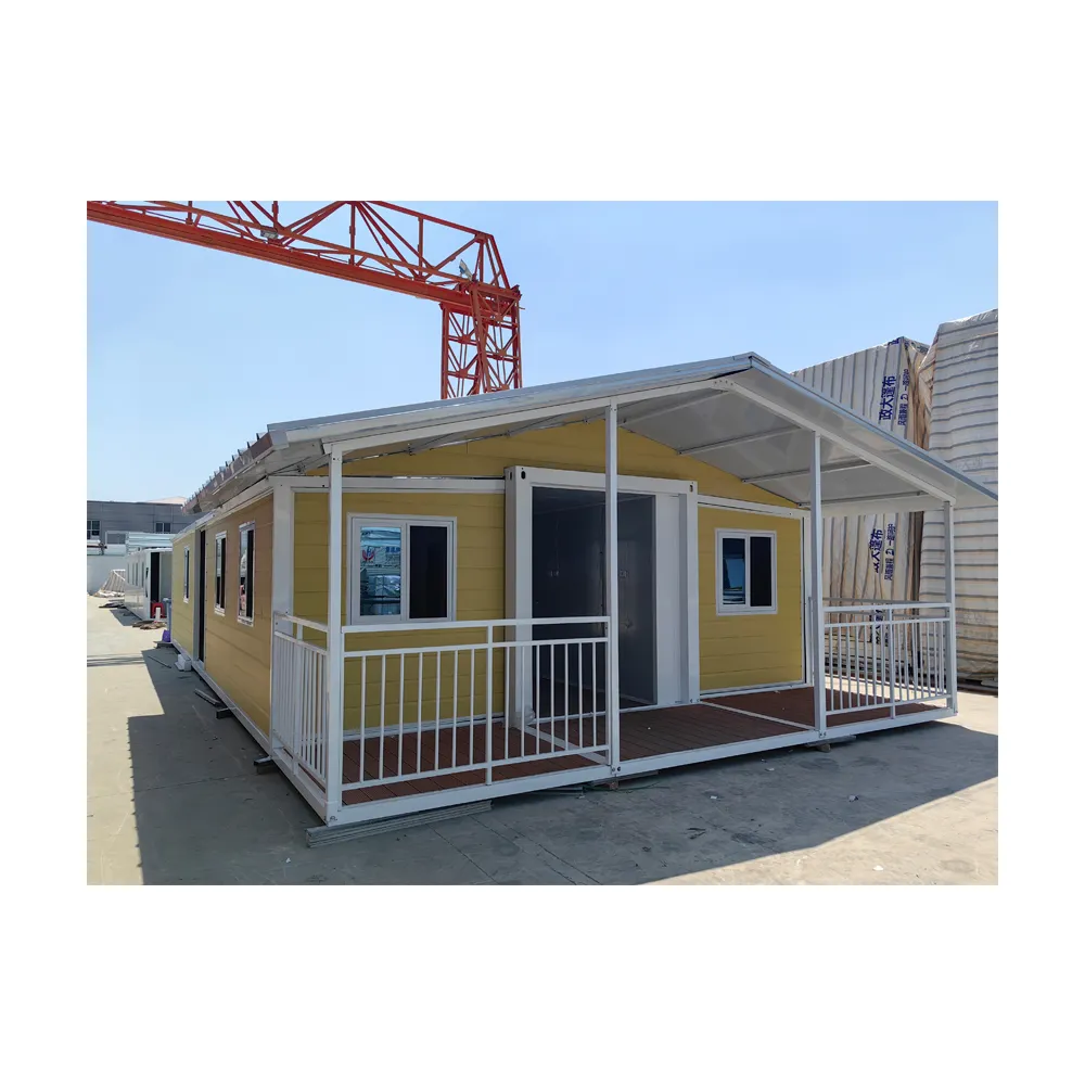 Casa prefabbricata di lusso contenitore pieghevole pronto economico portatile vivente piccola casa modulare