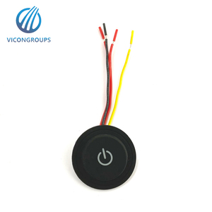 3.7V 5V 7.4V 12V 24V sıcaklık kontrol basmalı düğme anahtarı isıtma giysileri için 3 seviye sıcaklık kontrollü kapalı anahtarı - Product Image 3