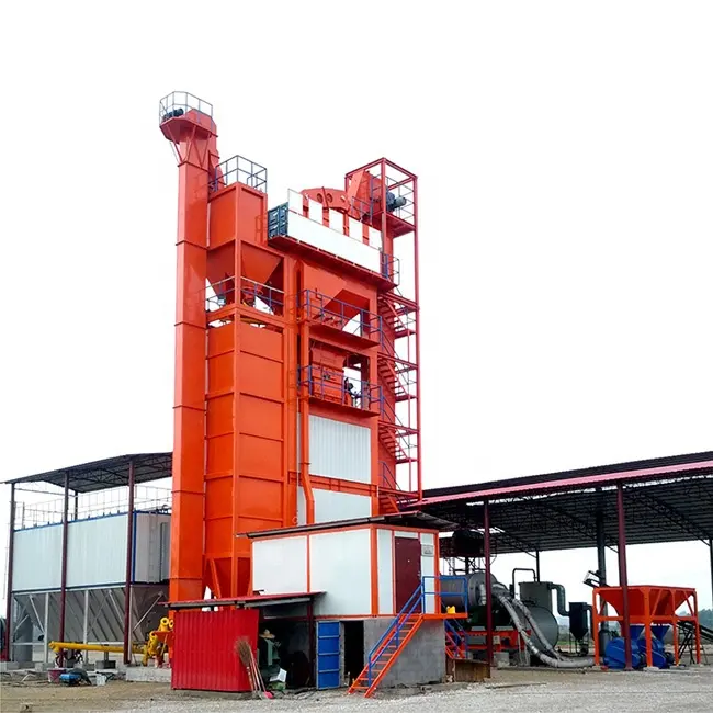 2023 Low Price Energy-saving Stabilization Force Asphalt Mixing Plant 80 ton 160t/h Green Emissions