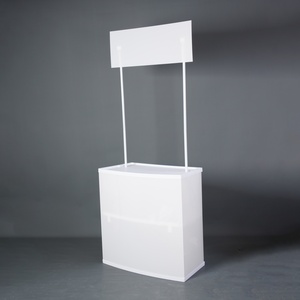 高品质弹出式桌子可折叠定制促销柜台桌子展示架弹出式柜台 - Product Image 5