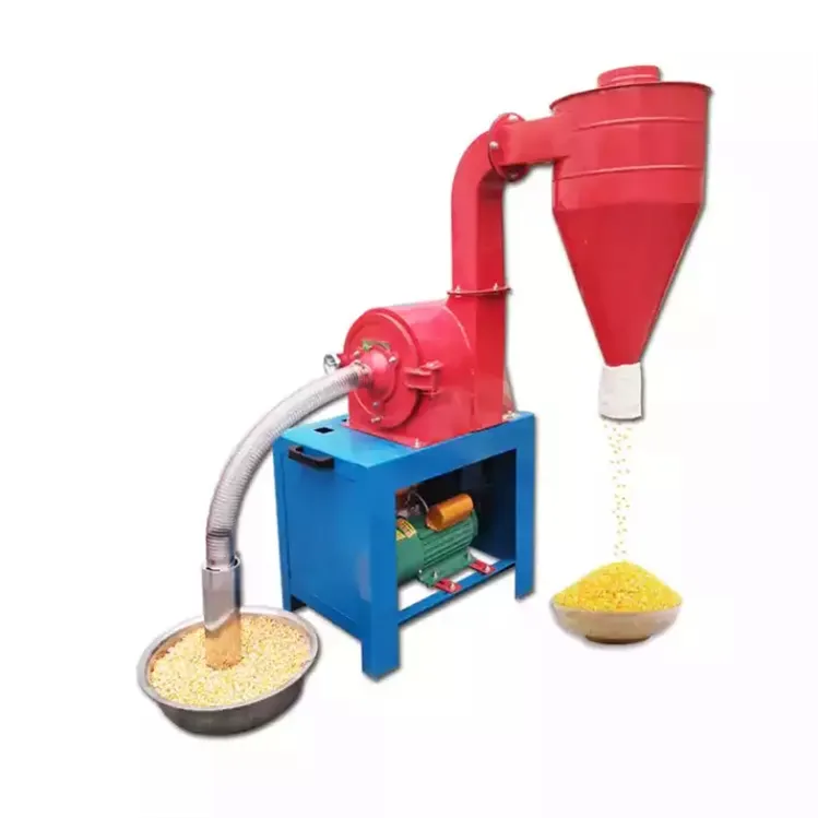 Triturador de alimentação de animais/para uso doméstico, máquina moinho de cereal/moedor de milho de auto-sucção