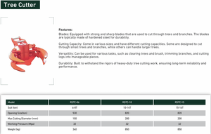 Rsbm gỗ thủy lực lấy máy cắt máy Xúc cây cắt máy móc cho lâm nghiệp năng lượng hiệu quả - Product Image 4