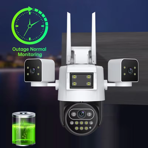 HIKWIFI Okam 6mp Triple Lens Wireless Network <strong>Camera</strong> 180 Degree Wide Angle Human Detection Color Night Vision 4G <strong>Camera</strong> - Product Image 2