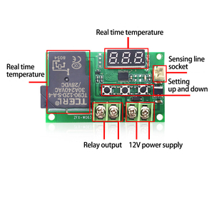 Mini controlador de temperatura digital Regulador de temperatura Control de refrigeración de calefacción Thermore con sensor - Product Image 3