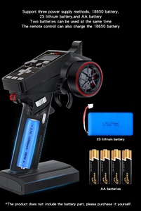 HOTRC CT-6A Transmitter 2.4G <strong>6CH</strong> With Return Voltage Receiver <strong>RC</strong> Car Remote Control Boat Tank <strong>RC</strong> Vehicle Model Toy Parts - Product Image 3