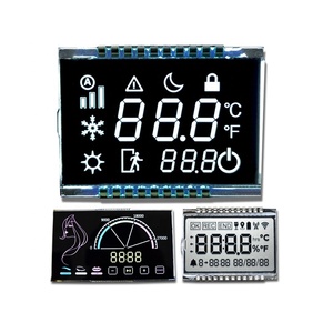 Cheap Low Power Monochrome Customized STN FSTN 1 2 Digit <strong>7</strong> <strong>Segment</strong> <strong>LCD</strong> <strong>Display</strong> 3 Digit <strong>LCD</strong> <strong>Display</strong> For <strong>Temperature</strong> Thermometer - Product Image 3