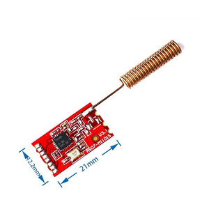 433 MHZ CC1101モジュール10mWワイヤレス送信機受信機モジュールNRF905SX1212SI4432送信機受信機RFモジュール - Product Image 2