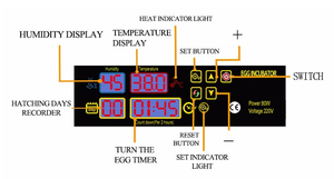 WONEGG yüksek kuluçka oranı 112 yumurta kuluçka otomatik sıcaklık kontrolü satılık Couveuse marmarque LED - Product Image 6
