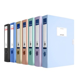 AFFISURE-carpeta de archivos personalizada tamaño A4, caja gruesa para documentos, almacenamiento de archivos, cajas de plástico con tapa - Product Image 1