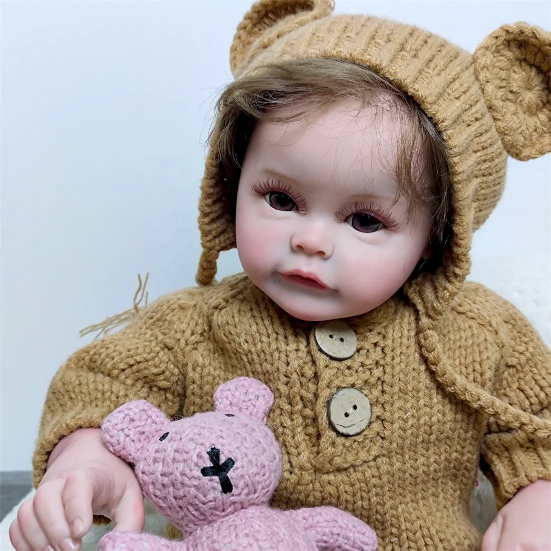 Muñecas hinchables de fábrica R & B, muñecas de bebé Reborn realistas de silicona suave de Boneca a la venta