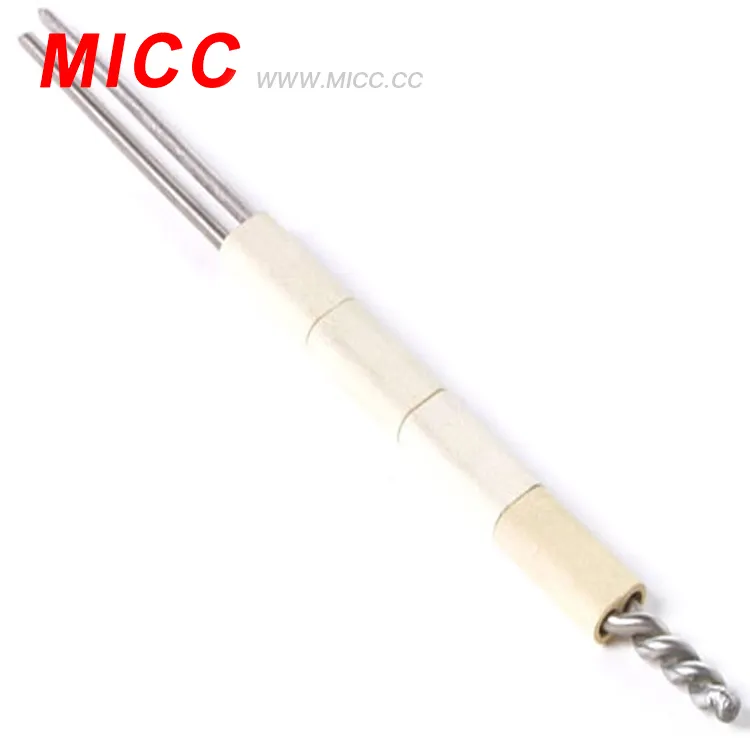I calibri MICC più grandi forniscono una maggiore durata della termocoppia in ceramica con perline a filo nudo rapida diffusione del calore