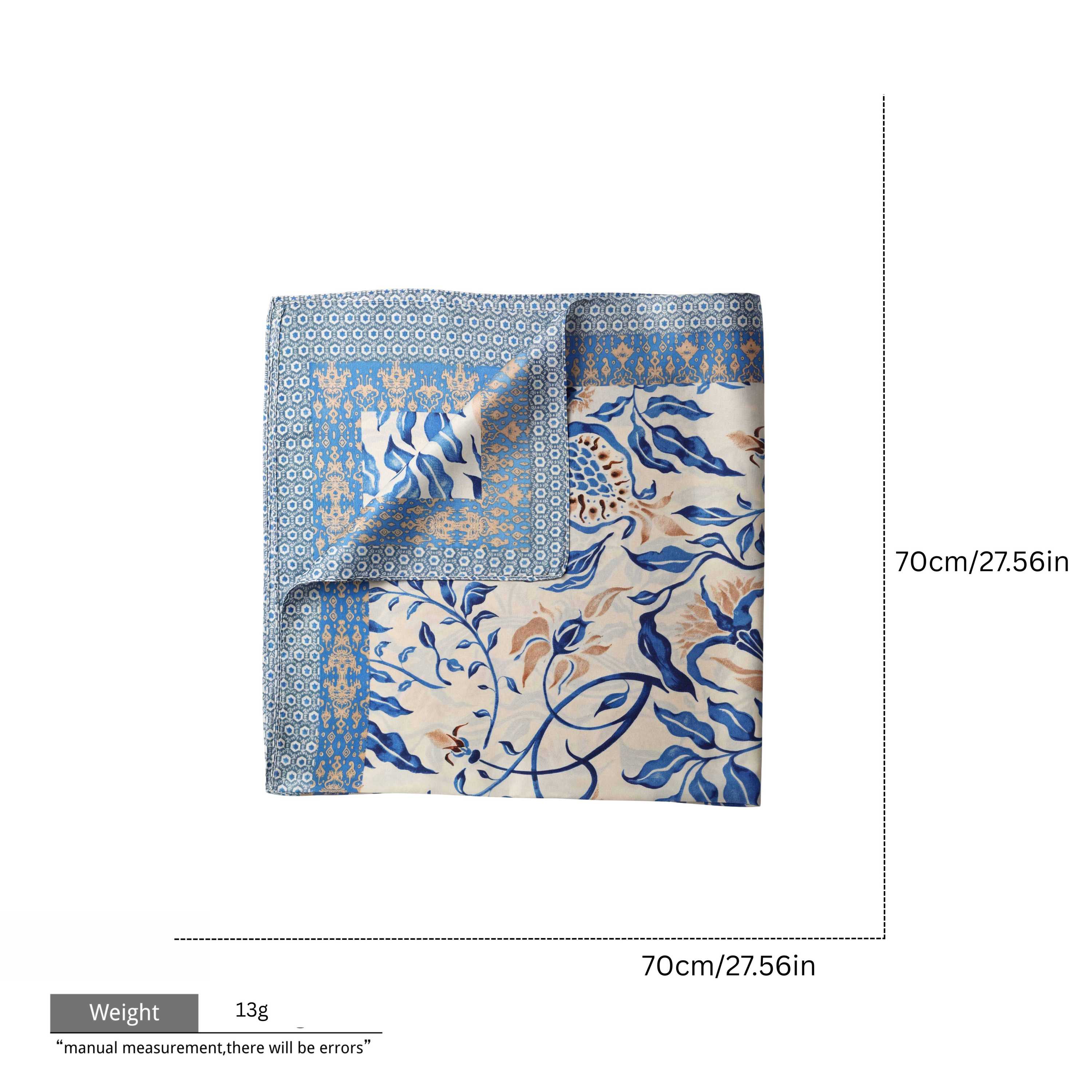Bandana écharpe bleu ciel
