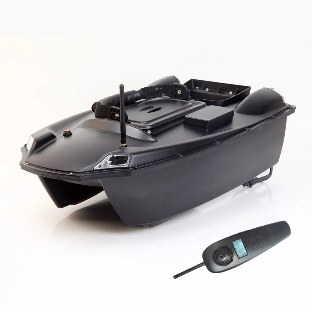 Barco de cebo inteligente con GPS, bote de pesca con 40 puntos, 500M, 10400mAh, 3KG, doble contenedor de cebo, retorno automático